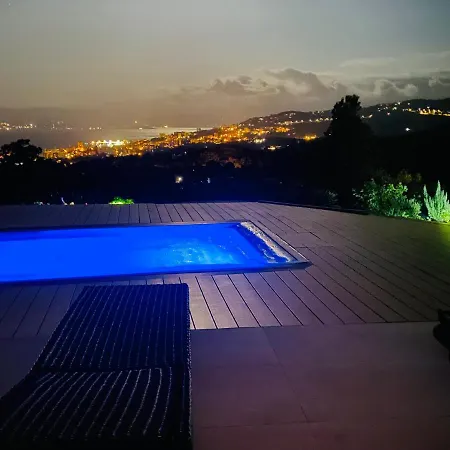 Casa Lc Chambre3 Vue De Nage Ajaccio (Corsica)